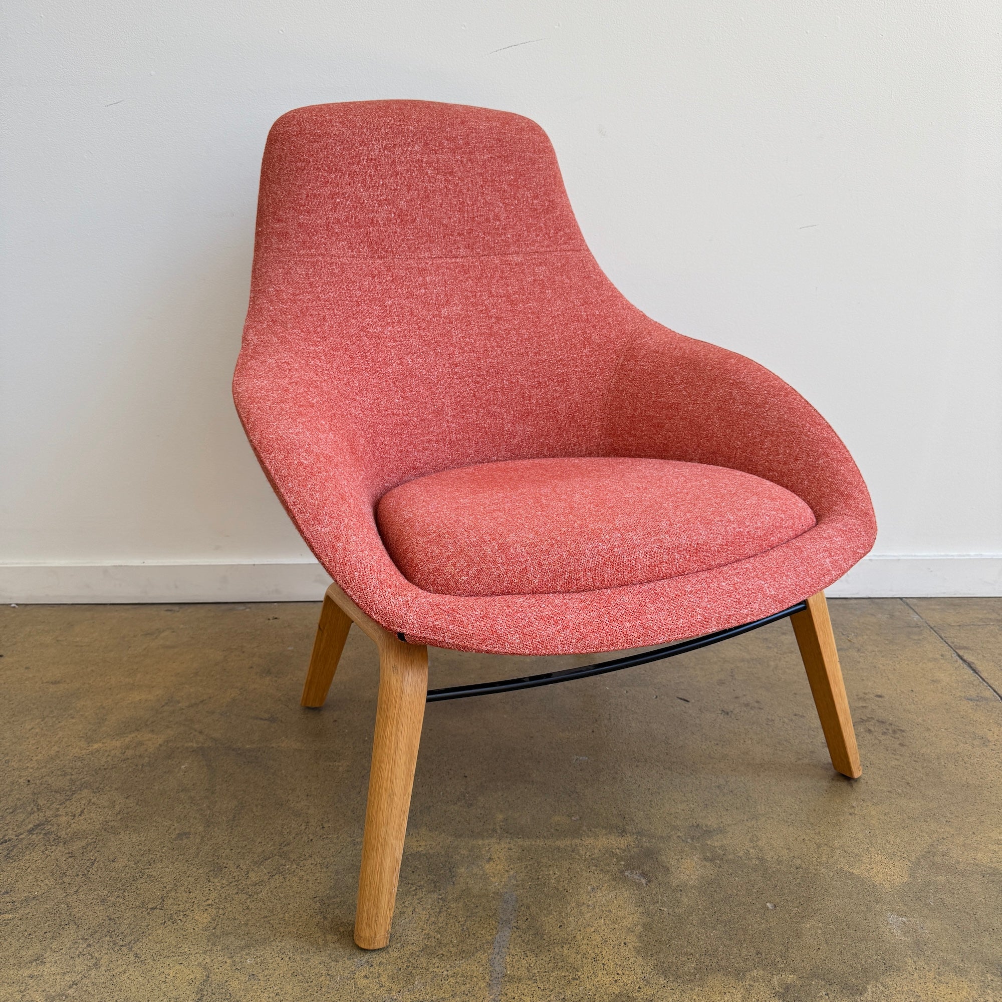Herman Miller Naughtone Always Lounge chair Wood Base – enliven mart