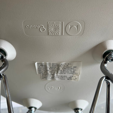 Authentic Herman Miller Eames Upholstered Molded Plastic Side Chair (Retail $1600+) - enliven mart