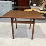 Danish Sculptural Jens Risom Walnut Side Table - enliven mart