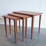 Danish Set of 3 teak nest tables by Svend Madsen - enliven mart