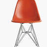 Eames set of 6 coral Eiffel base chair - enliven mart
