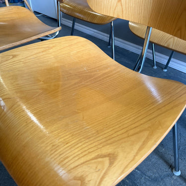 Herman Miller Eames Molded Plywood (Set of 6 )Dining Chairs - enliven mart