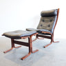 Siesta Lounge Chair & Ottoman by Ingmar Relling for Westnofa, 1970s - enliven mart