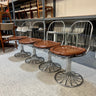 Vintage Italian Rima Wire Margot set of 4 Chair by Gastone Rinaldi - enliven mart
