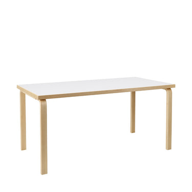Artek! Alvar Aalto 72' White Laminate Dining Table