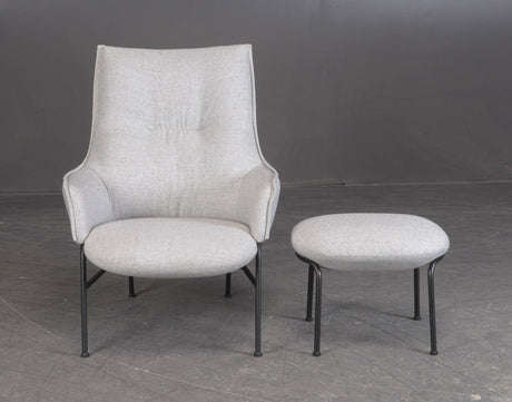 Nichetto studio for Wendelbo Aloe Lounge chair with ottoman