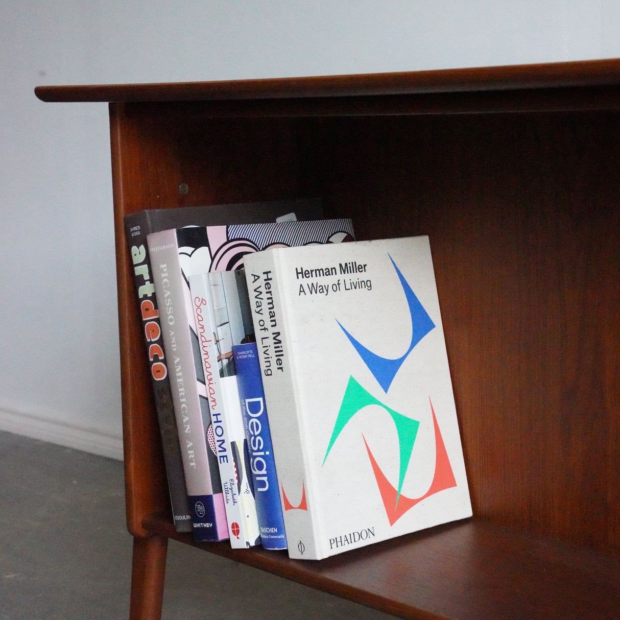 Vintage Danish Executive Teak Desk with Bookshelf for Sigurd Hansen by Svend A. Madsen