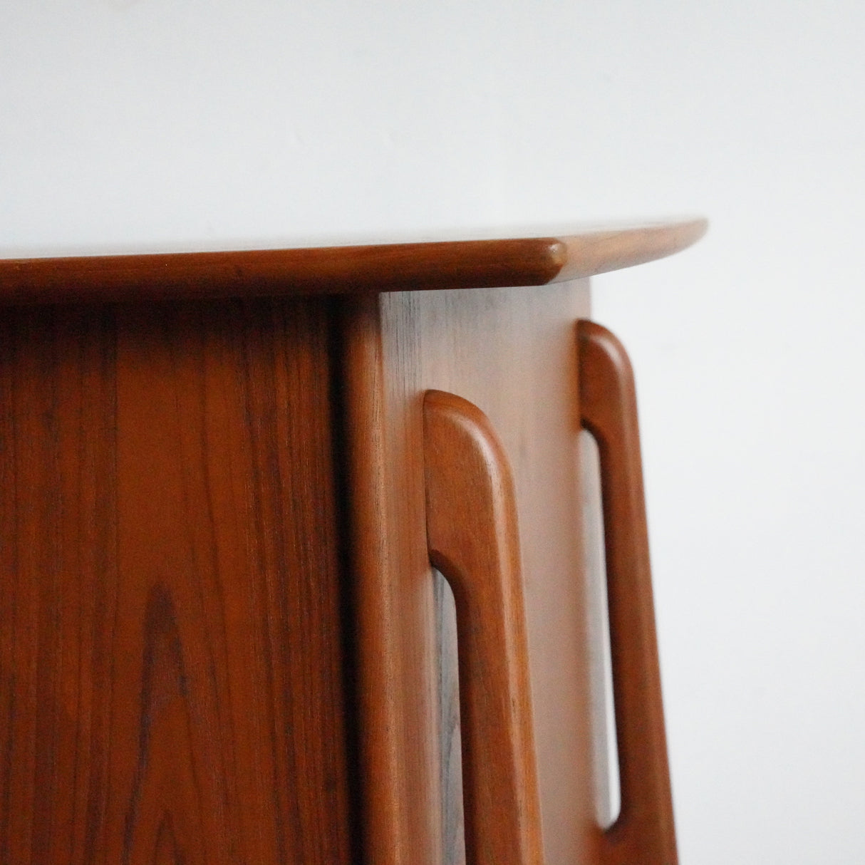Vintage Danish Executive Teak Desk with Bookshelf for Sigurd Hansen by Svend A. Madsen