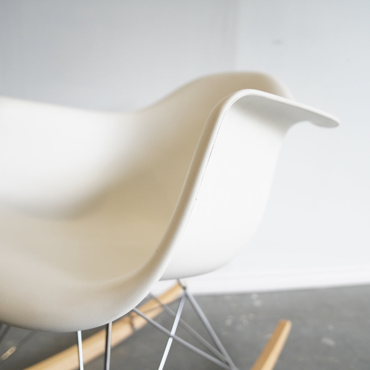 Authentic Herman Miller Eames Molded Plastic Rocking chair