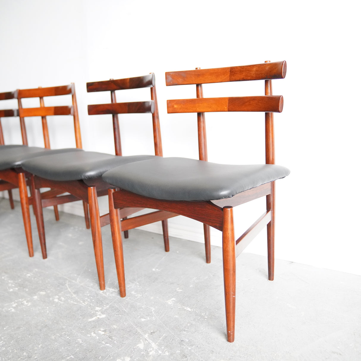 Vintage Danish Model 30 Dining Chairs by Poul Hundevad c.1950