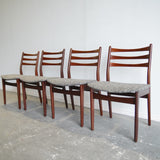 Danish Set of Mid Century Dining Chairs by Skovby, 1950s, Set of 4