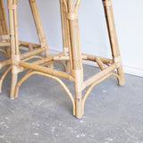 Serena and Lily Sunwashed Riviera Rattan Counter Stool