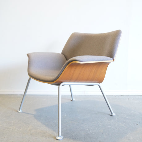 Authentic Herman Miller swoop plywood lounge chair