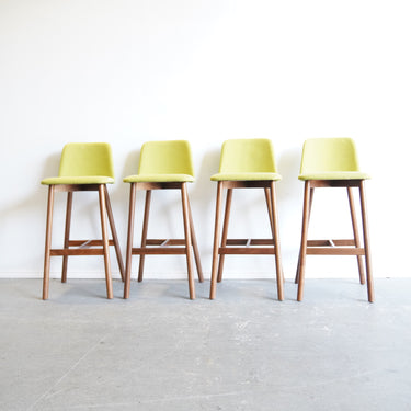 Blu Dot set of 4 Chip Barstool
