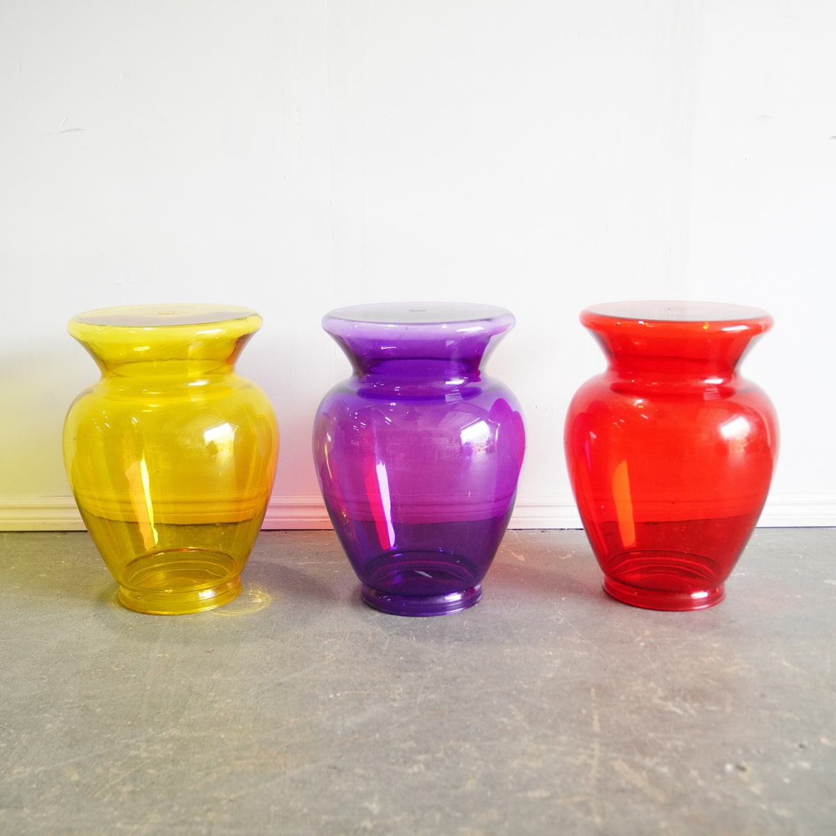 Kartell La Bohème Set of 3 Stools – enliven mart