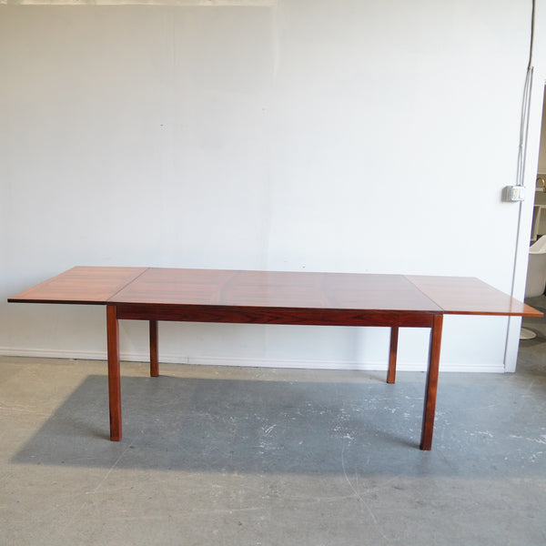 Mid-Century Danish Modern Eight-Foot Rosewood Dining Table by Kai Winding