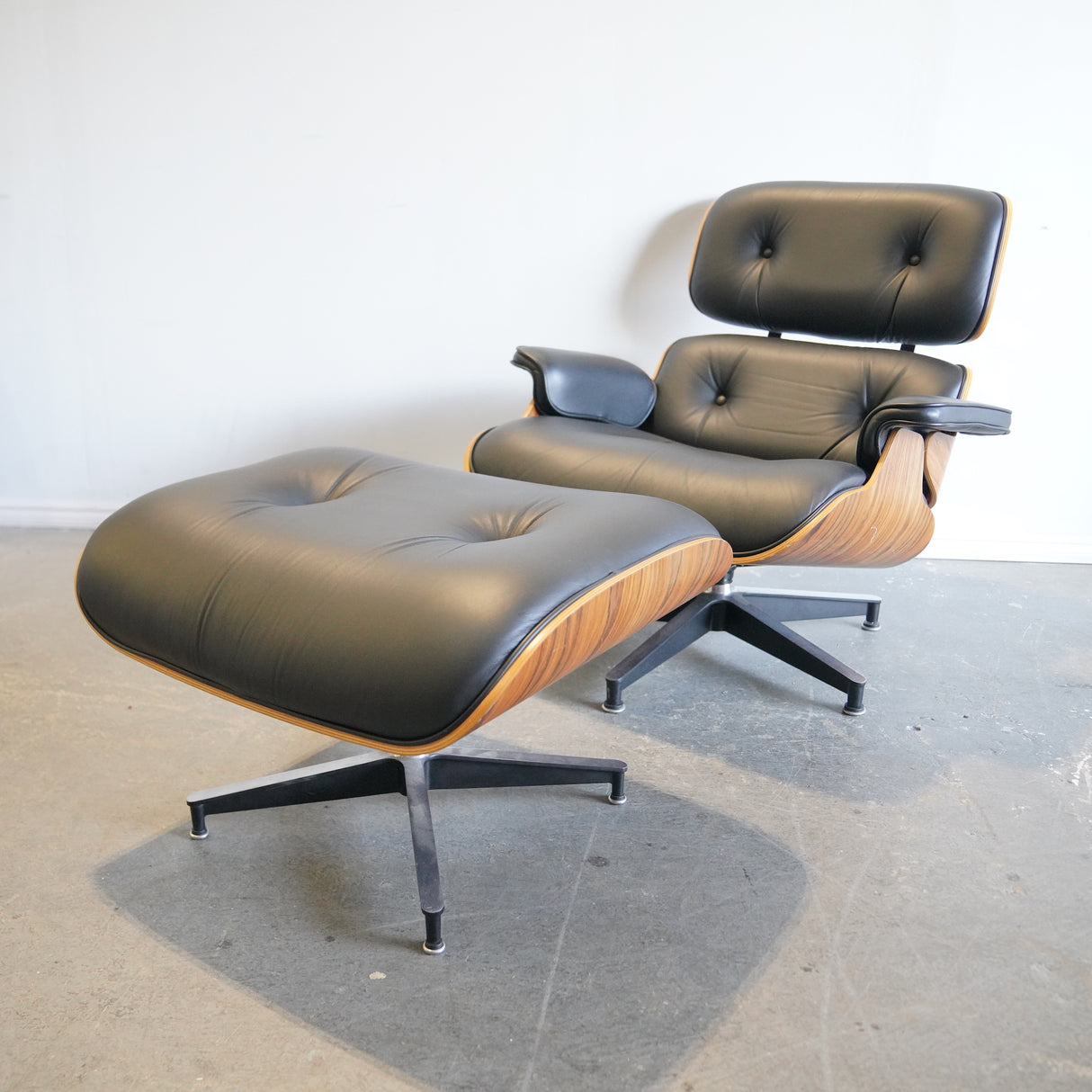 Authentic! Herman Miller Eames 50th Anniversary Lounge Chair and Ottoman