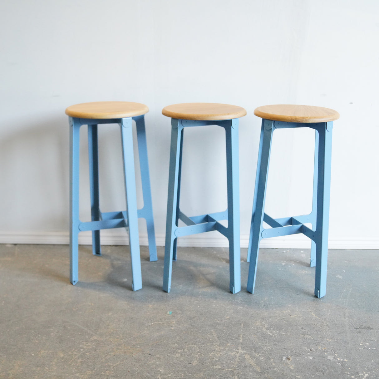 Herman Miller Set of 3 Construct barstools