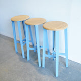 Herman Miller Set of 3 Construct barstools