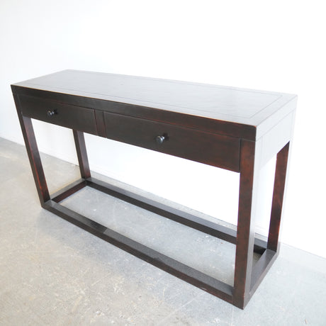 Bernhardt Brunello console table with 2 drawers