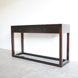 Bernhardt Brunello console table with 2 drawers