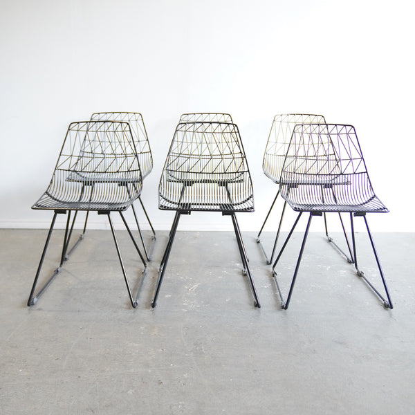 Authentic Bend Goods Set of 6 Stacking dining chairs