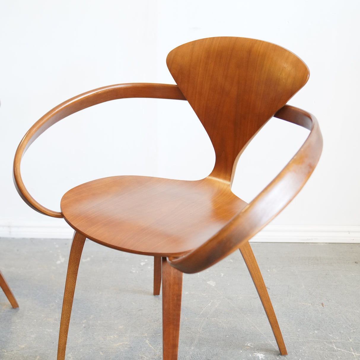 Authentic! Design Within Reach Pair of Cherner Armchair