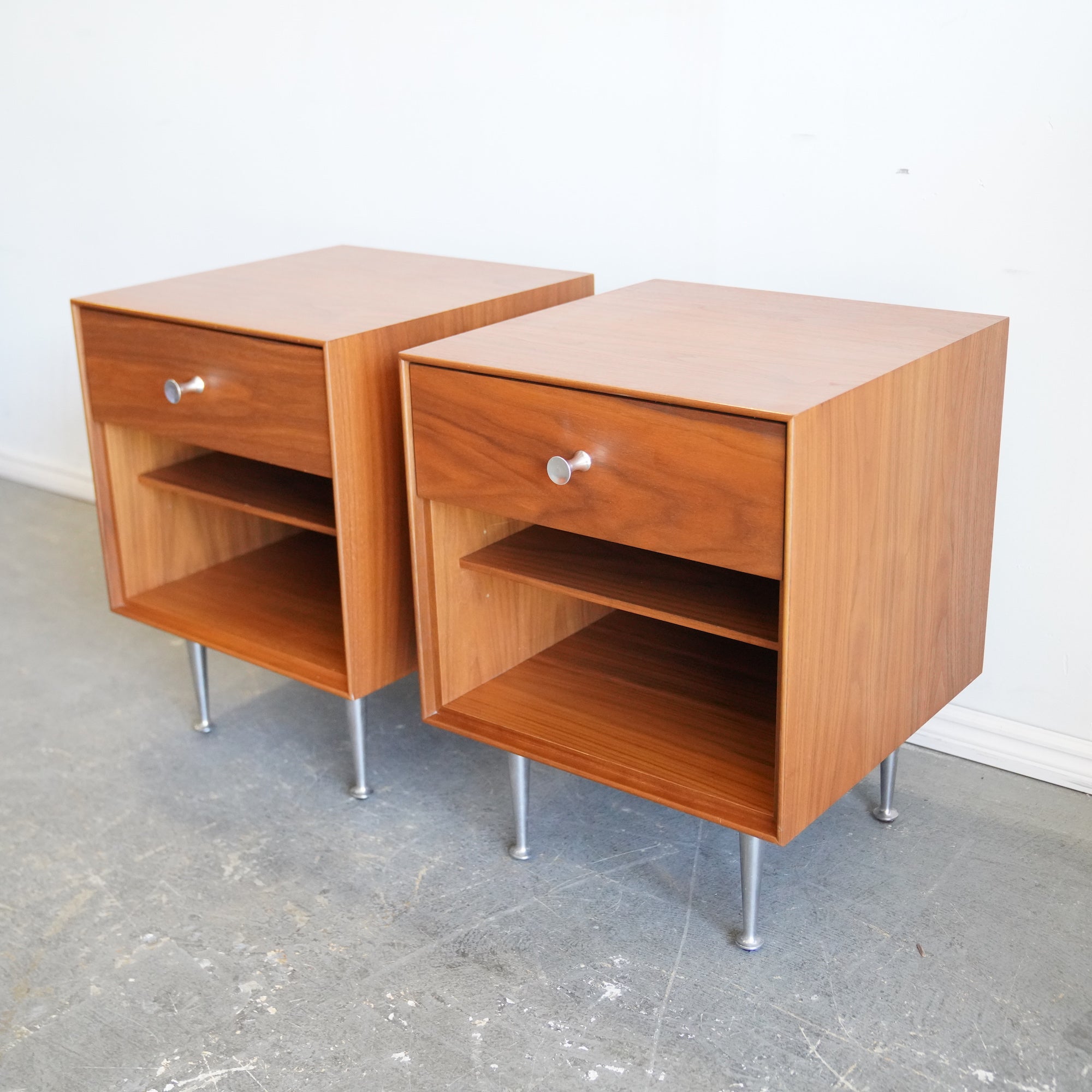 Authentic!  Herman Miller pair of George Nelson Nighstands