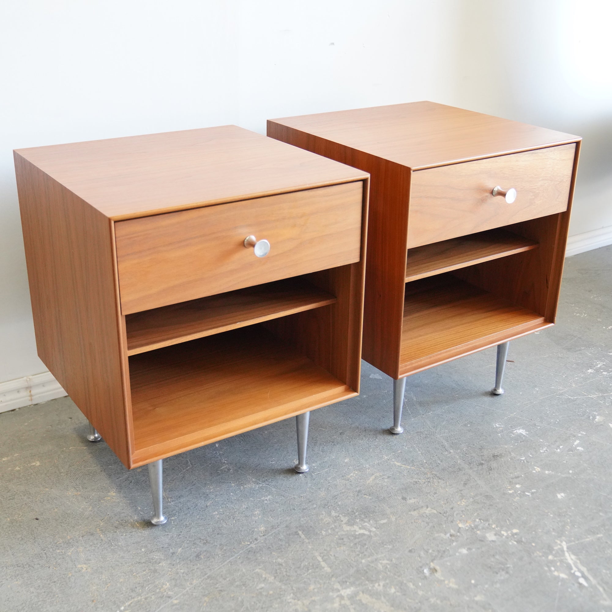 Authentic!  Herman Miller pair of George Nelson Nighstands