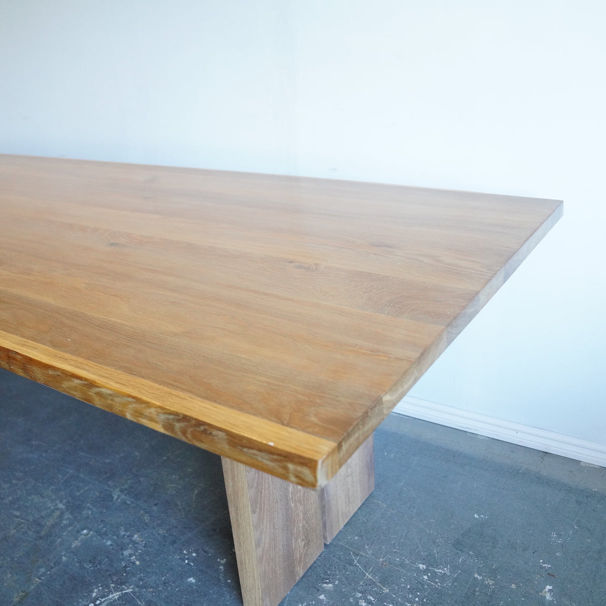 Crate and Barrel Monarch 92" Live edge wood Dining Table