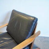 Gus Truss Leather Lounge Chair