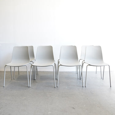 Herman Miller Naughtone Brand New! set of 8 stacking chairs