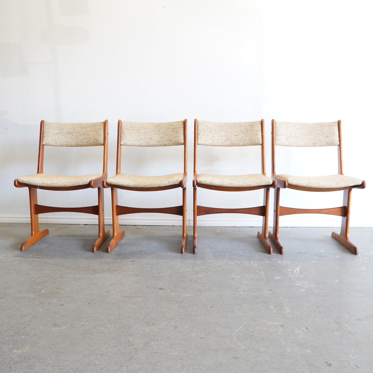 Danish Modern Teak Dining Chairs by Gangso Møbler - Set of 4