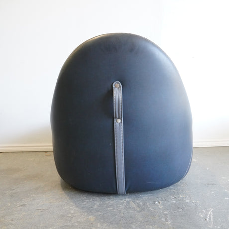 Rare! Bernhardt Design Leather Mitt Lounge chair