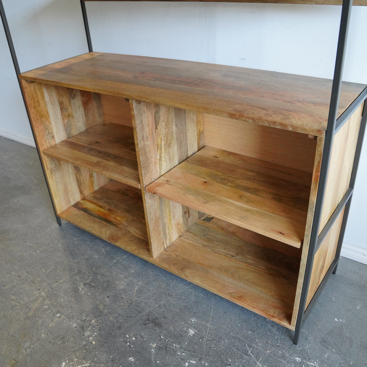 West Elm Industrial Open & Closed Storage Bookcase