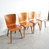 West Elm Set of 4 Crest Bentwood Dining Chairs
