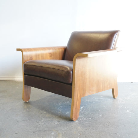 Gus Modern Lodge leather lounge Chair