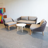 Tribu Outdoor Mood Sofa and Two Lounge chairs