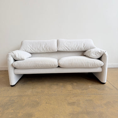 Vico Magistretti for Cassina “Maralunga” Two-Seater Sofa