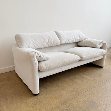 Vico Magistretti for Cassina “Maralunga” Two-Seater Sofa