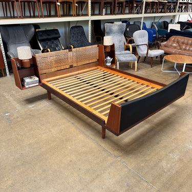 Danish Modern Hans Wegner GE 701 Queen Bed by Getama