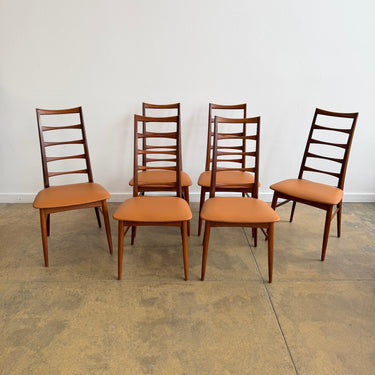 Danish Modern Niels Koefoed 6 'Lis' Dining chairs (Fully Restored)