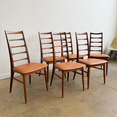Danish Modern Niels Koefoed 6 'Lis' Dining chairs (Fully Restored)