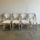 Serena and Lily Set of 4 Rivera Dining chairs (Fog White)