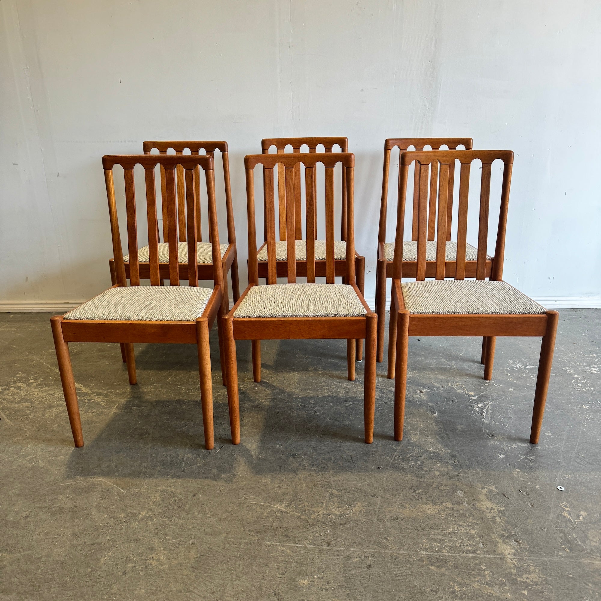 Midcentury Modern Danish Teak Dining Chairs from Coppenhagen