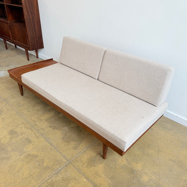 Mid Century Modern Ekornes Svane Storage Sofa (Herman Miller Upholstery)