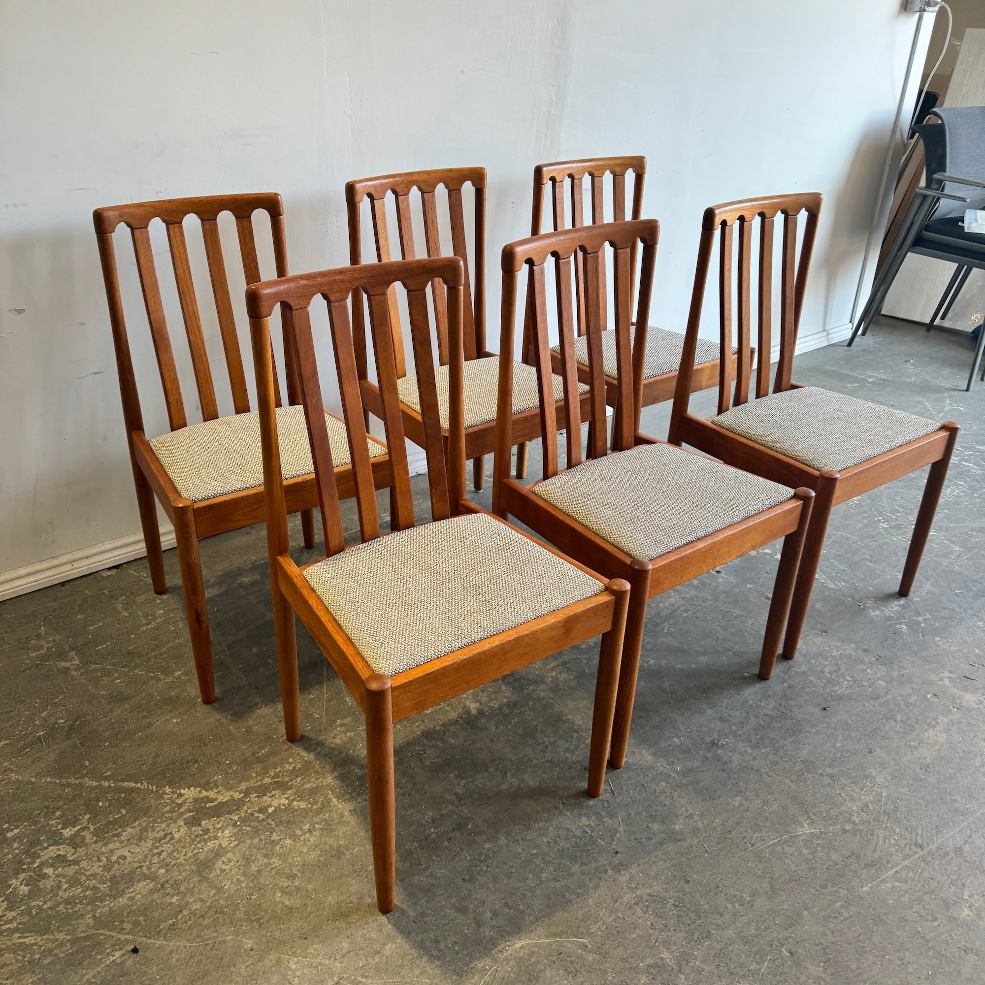 Midcentury Modern Danish Teak Dining Chairs from Coppenhagen