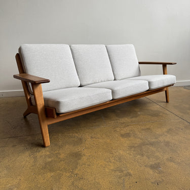 Danish Modern Hans Wegner GE290 Oak Sofa for Getama