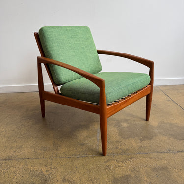 Danish Modern Kai Kristinasen Paper Knife Teak lounge chair (Two Available)