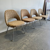 Authentic! Knoll Saarinen Rare executive side chairs with Eames Fabric